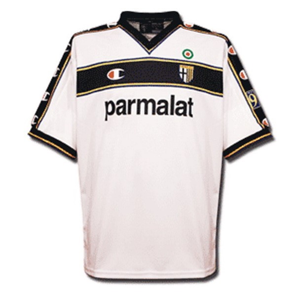 Camiseta Parma Champion 2ª Kit Retro 2002 2003 Blanco